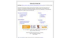 Desktop Screenshot of my-career.de