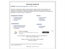 Tablet Screenshot of my-career.de